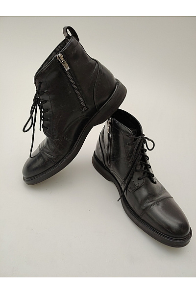 Clarks Černé kotníkové boty šněrovací na zip elegantní vycházkové Velikost EU 42 | Clarks | obrázek 10