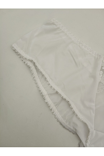 Elie pour Elle Bílé luxusní krajkové kalhotky Velikost EU XXL | Elie pour Elle | obrázek 2
