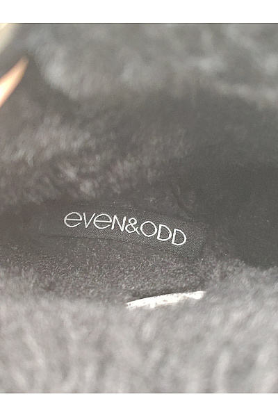 even&ODD Černé kotníkové sněhule na platformě se šněrováním a kožíškem Velikost EU 40 | even&ODD | obrázek 8