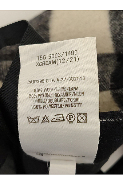 Marks & Spencer Černobílá vlněná pouzdrová sukně kostkovaná Vel. EU 40 | Marks & Spencer | obrázek 8