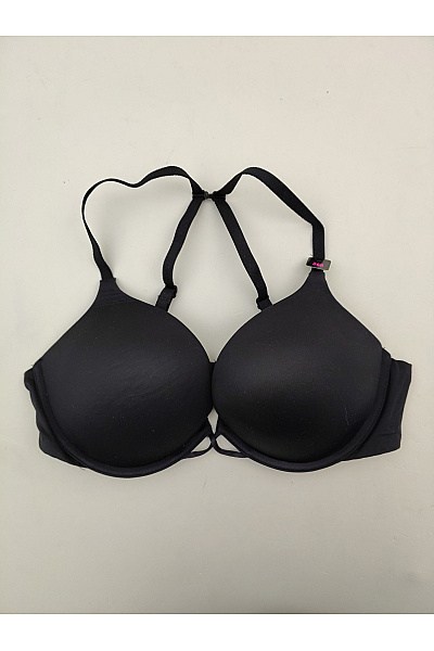 La Senza Černá push up podprsenka s kosticemi a překříženými ramínky Vel. US 36B | La Senza | obrázek 2