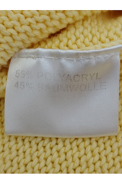 GINA LAURA Žlutý pletený pulovr se stojáčkem na zip Vel. XL | GINA LAURA | obrázek 4