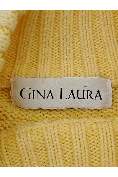 GINA LAURA Žlutý pletený pulovr se stojáčkem na zip Vel. XL | GINA LAURA | obrázek 6
