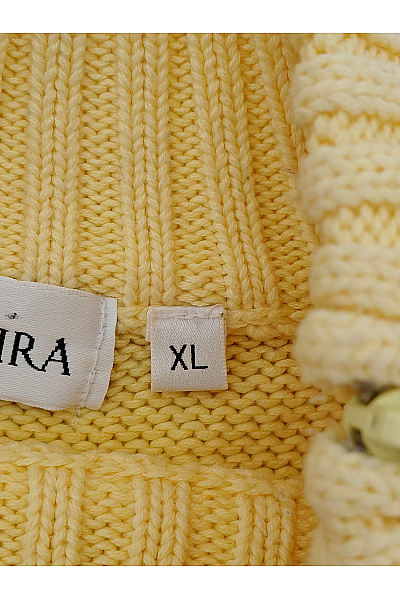GINA LAURA Žlutý pletený pulovr se stojáčkem na zip Vel. XL | GINA LAURA | obrázek 7