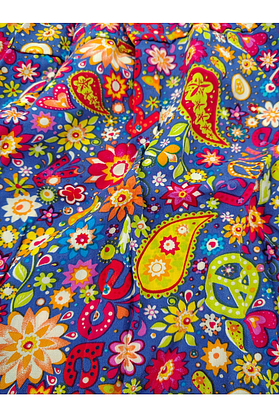 MADE IN ITALY Barevné květované letní šaty boho styl Velikost XL | MADE IN ITALY | obrázek 5