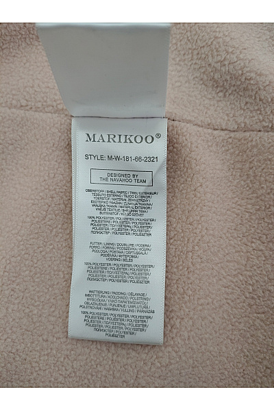 MARIKOO Dámská černá sportovní bunda s kapucí na zip Velikost XL | MARIKOO | obrázek 11
