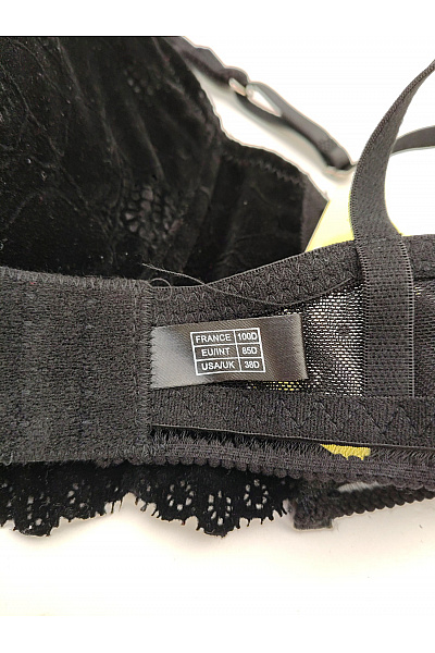 JUST FOR VICTORIA Černá krajková kosticová push up podprsenka Velikost EU 85B | JUST FOR VICTORIA | obrázek 10