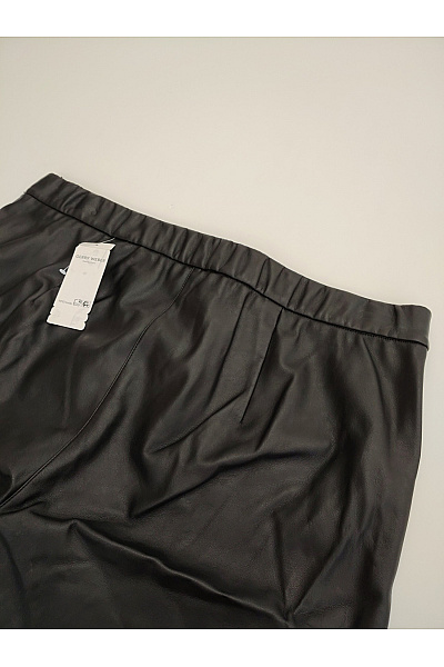 GERRY WEBER Černé koženkové kalhoty s vysokým pasem Vel. DE 48 | GERRY WEBER | obrázek 8
