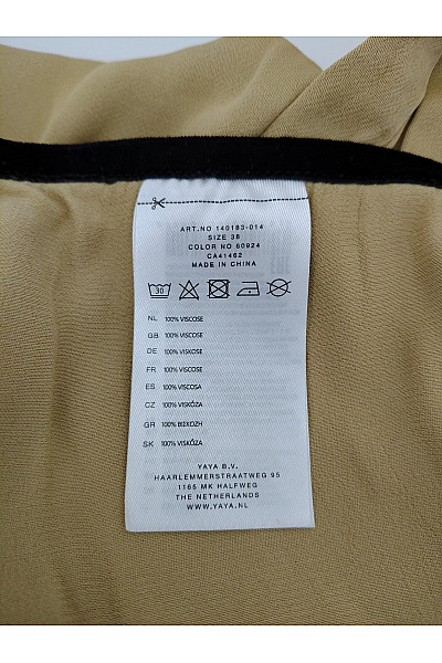 YAYA Khaki dlouhá áčková sukně Vel. EU 38 | YAYA | obrázek 4