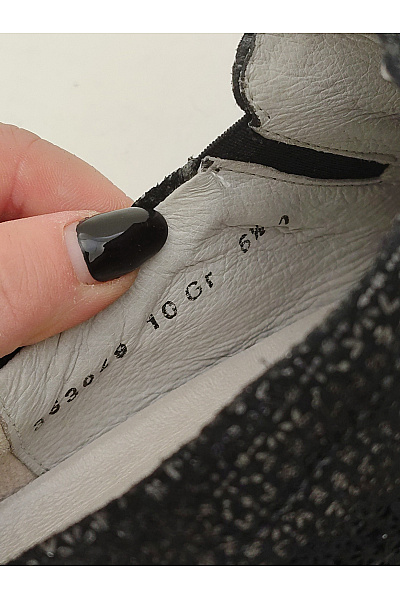 Waldläufer Černé dámské nazouvací polobotky slip-on s texturovaným povrchem Velikost EU 6.5 | waldläufer | obrázek 7
