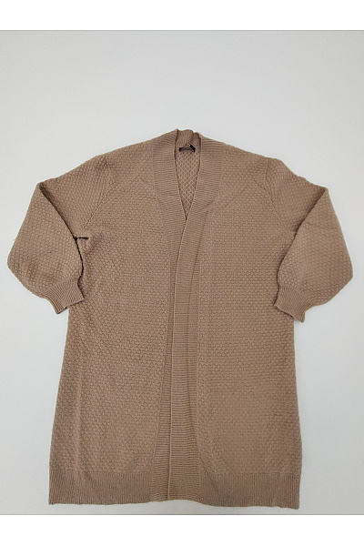 Goubi Béžový kašmírový kardigan pletený delší Velikost 2XL | Goubi | obrázek 2