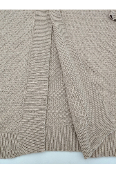 Goubi Béžový kašmírový kardigan pletený delší Velikost 2XL | Goubi | obrázek 4