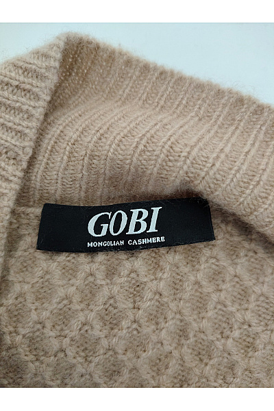 Goubi Béžový kašmírový kardigan pletený delší Velikost 2XL | Goubi | obrázek 7