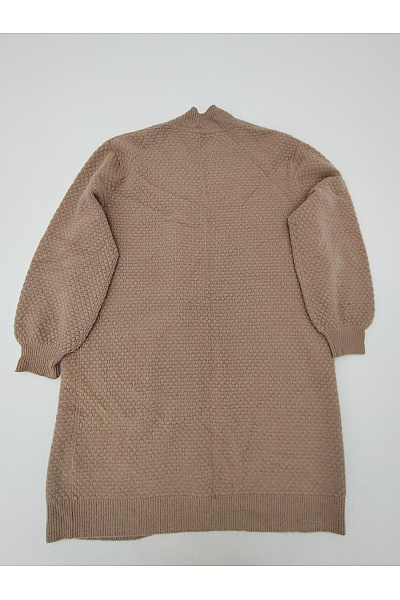 Goubi Béžový kašmírový kardigan pletený delší Velikost 2XL | Goubi | obrázek 8