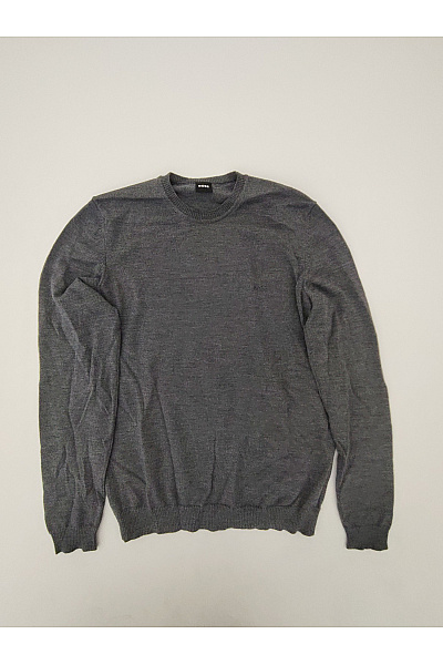 Hugo Boss Šedý pánský pletený pulovr basic Vel. L | Hugo Boss | obrázek 2