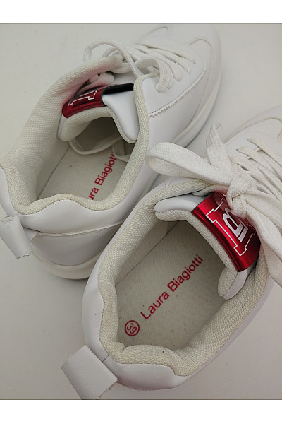Laura Biagiotti tenisky Calf White Red Bílé Vel. EU 39 | Laura Biagiotti | obrázek 6