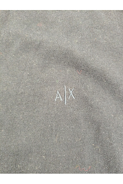 ARMANI Dámský bavlněný pulovr s dlouhým rukávem modrý basic Vel. M | ARMANI | obrázek 3