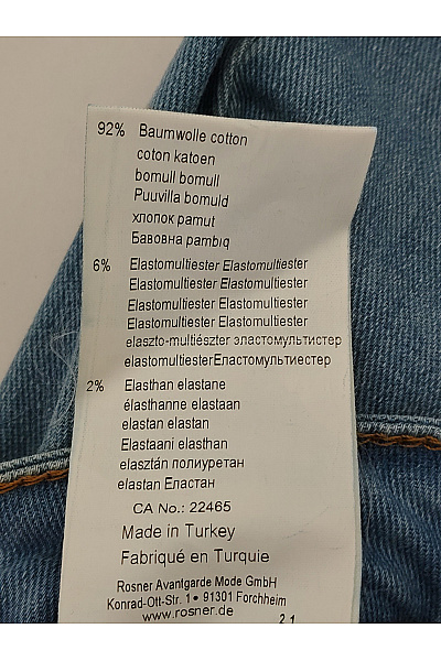 Rosner Dámské bavlněné zvonové džíny s rozparkem Velikost 34 | rosner | obrázek 7