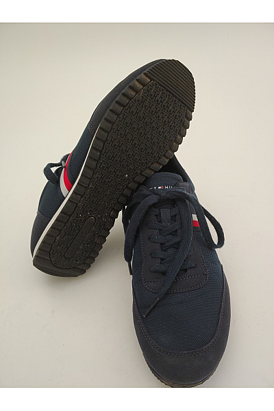 TOMMY HILFIGER Pánské tenisky Runner Mix Stripes FM0FM03616 Modré Velikost 42 | TOMMY HILFIGER | obrázek 5