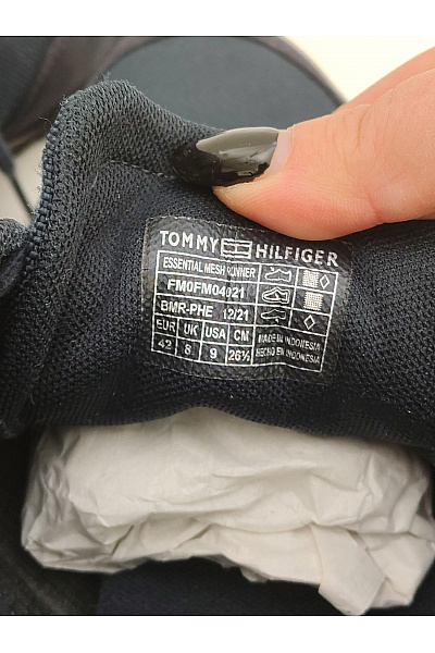 TOMMY HILFIGER Pánské tenisky Runner Mix Stripes FM0FM03616 Modré Velikost 42 | TOMMY HILFIGER | obrázek 7