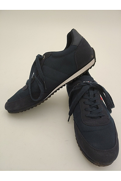 TOMMY HILFIGER Pánské tenisky Runner Mix Stripes FM0FM03616 Modré Velikost 42 | TOMMY HILFIGER | obrázek 8