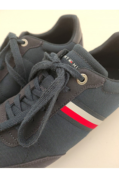 TOMMY HILFIGER Pánské tenisky Runner Mix Stripes FM0FM03616 Modré Velikost 42 | TOMMY HILFIGER | obrázek 9