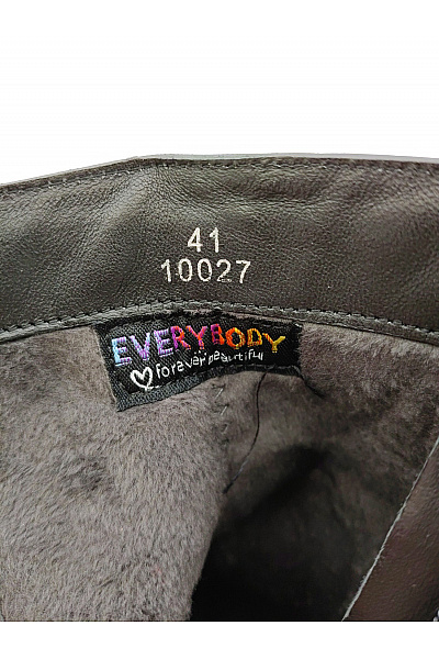 Everybody Černé kotníkové boty na nízkém podpatku s přezkou Velikost EU 41 | Everybody | obrázek 9