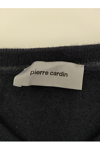 PIERRE CARDIN Černý merino svetr s výstřihem do V Vel. L | PIERRE CARDIN | obrázek 6