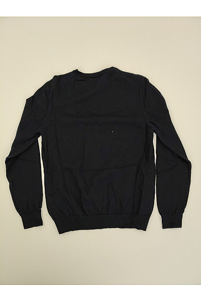 PIERRE CARDIN Černý merino svetr s výstřihem do V Vel. L | PIERRE CARDIN | obrázek 8