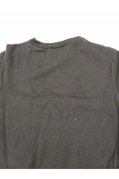 PIERRE CARDIN Černý merino svetr s výstřihem do V Vel. L | PIERRE CARDIN | obrázek 9