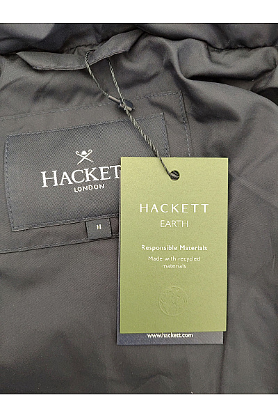 HACKETT Pánská černá prošívaná bunda se zipem Vel. M | HACKETT | obrázek 9