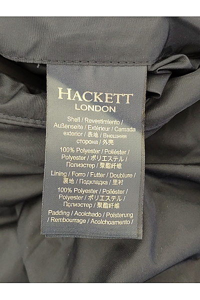 HACKETT Pánská černá prošívaná bunda se zipem Vel. M | HACKETT | obrázek 11
