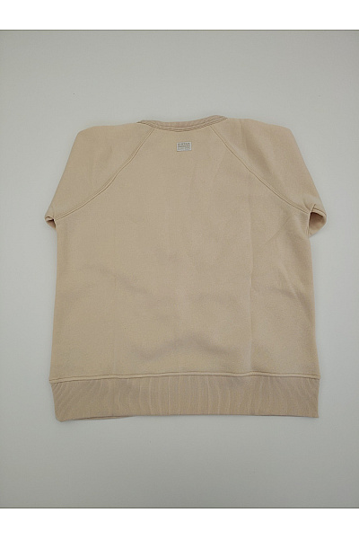 G-Star Béžová bavlněná mikina s potiskem crewneck Vel. S | G-Star | obrázek 6