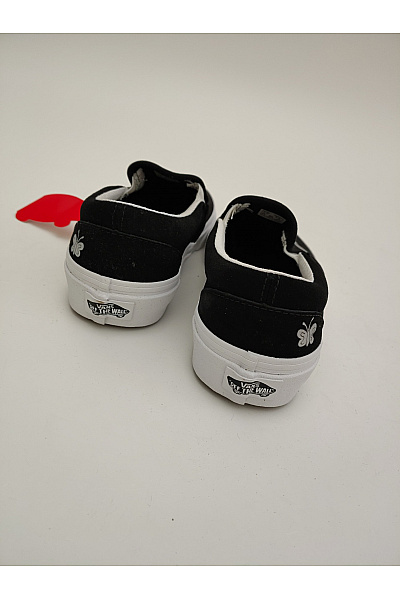 Vans tenisky Classic Slip-On (Floral Embroidery) Černobílé Vel. 39 | Vans | obrázek 4