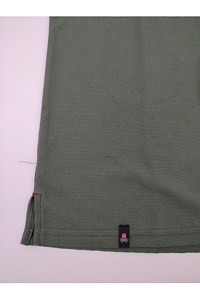 MAC Pánské khaki polo tričko s krátkým rukávem a výšivkou Velikost 42 | MAC | obrázek 4