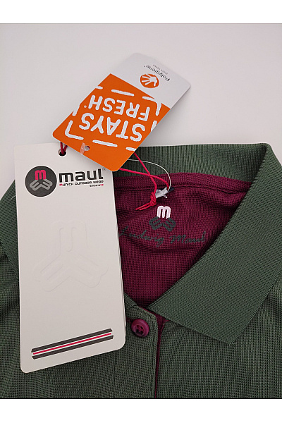 MAC Pánské khaki polo tričko s krátkým rukávem a výšivkou Velikost 42 | MAC | obrázek 6