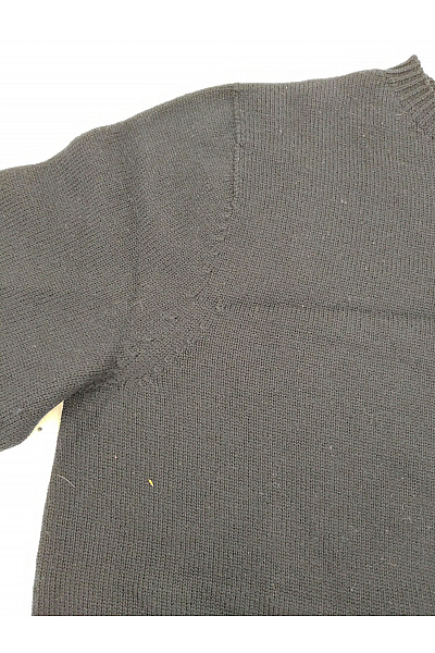 OLYMP Černý vlněný merino pulovr basic Vel. M | OLYMP | obrázek 5