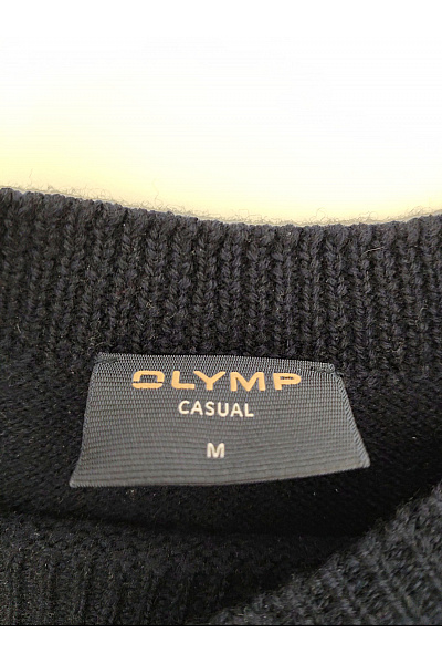 OLYMP Černý vlněný merino pulovr basic Vel. M | OLYMP | obrázek 7