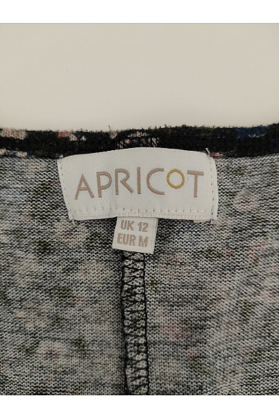 APRICOT Dívčí černé šaty s květinovým vzorem a volány Vel. EU M | APRICOT | obrázek 6