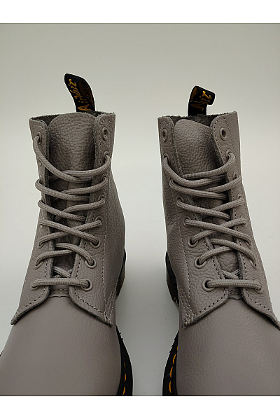 Dr.Martens Šedé kožené kotníkové šněrovací boty na nízkém podpatku Vel. 38 | Dr.Martens | obrázek 8