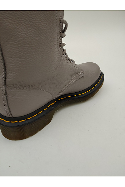 Dr.Martens Šedé kožené kotníkové šněrovací boty na nízkém podpatku Vel. 38 | Dr.Martens | obrázek 9