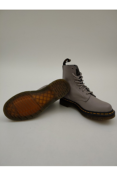 Dr.Martens Šedé kožené kotníkové šněrovací boty na nízkém podpatku Vel. 38 | Dr.Martens | obrázek 11