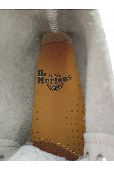 Dr.Martens Šedé kožené kotníkové šněrovací boty na nízkém podpatku Vel. 38 | Dr.Martens | obrázek 13