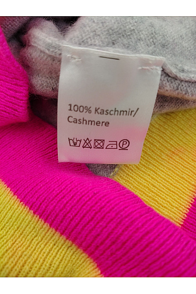 Zwillingsherz Dámský kašmírový pulovr do véčka šedý Vel. XL | Zwillingsherz | obrázek 5