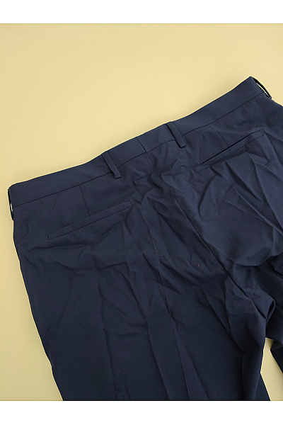 TOMMY HILFIGER Pánský vlněný společenský oblek modrý smart casual Velikost EU 52 | TOMMY HILFIGER | obrázek 6