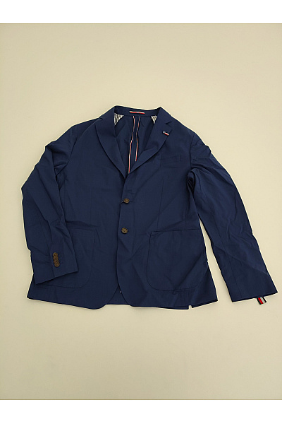 TOMMY HILFIGER Pánský vlněný společenský oblek modrý smart casual Velikost EU 52 | TOMMY HILFIGER | obrázek 7