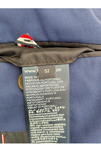 TOMMY HILFIGER Pánský vlněný společenský oblek modrý smart casual Velikost EU 52 | TOMMY HILFIGER | obrázek 12