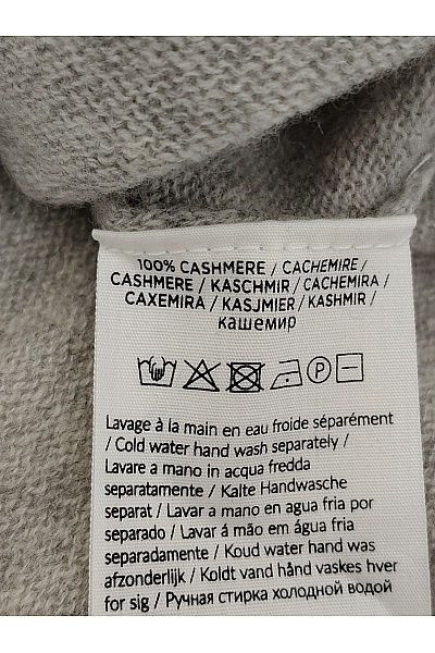 ABSOLUT CASHMERE Šedý kašmírový kardigan oversized do véčka Velikost S | ABSOLUT CASHMERE | obrázek 7