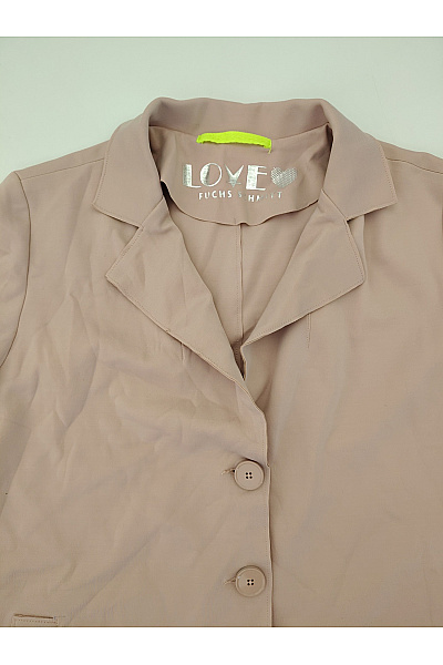LOVE Béžový dámský přechodový kabát klasický elegantní Vel. EU 38 | LOVE | obrázek 4