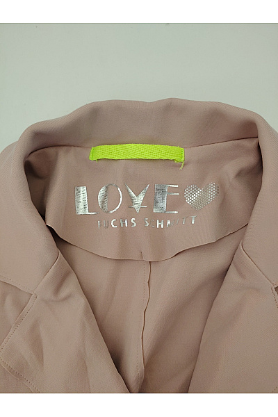 LOVE Béžový dámský přechodový kabát klasický elegantní Vel. EU 38 | LOVE | obrázek 6